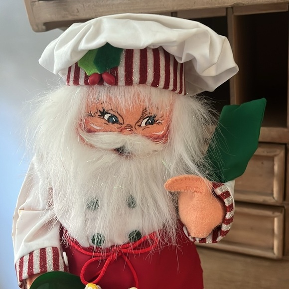 Annalee Santa Chef Holding Popcorn Garland 15” From 2011 - Picture 2 of 8